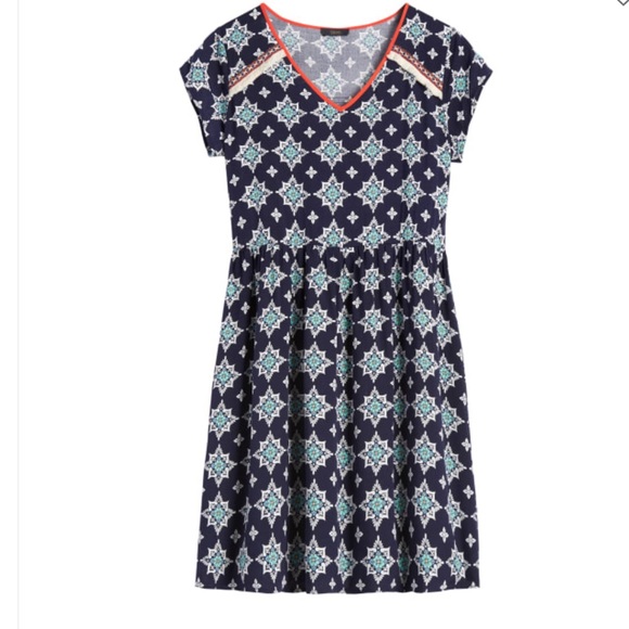 THML Meranda Dress Navy Size Medium - Picture 1 of 10